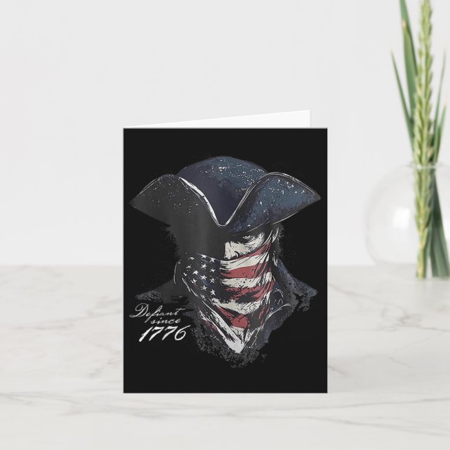Tarjeta Desafiante desde 1776 (Anverso)