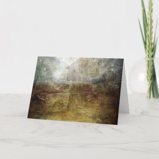 Tarjeta Desapareciendo De Un Auto Abandonado Todas Las Oca (Anverso)