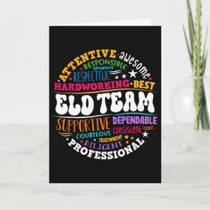 Tarjeta Desarrollo del idioma inglés de Groovy Eld Team Cr