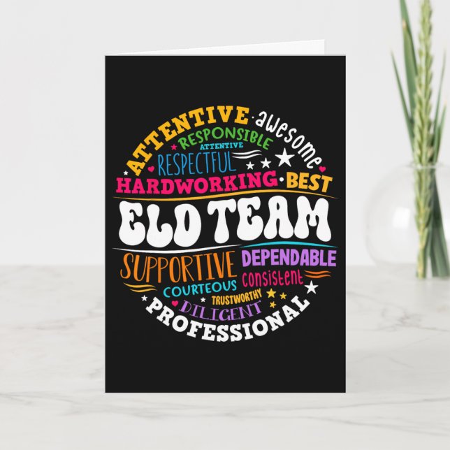 Tarjeta Desarrollo del idioma inglés de Groovy Eld Team Cr (Anverso)