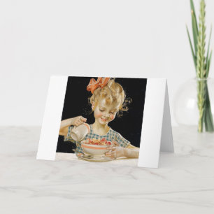 Tarjeta Desayuno Comido chica