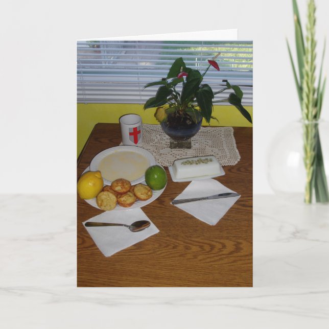 Tarjeta "Desayuno de artista": Bien vale la carta (Anverso)