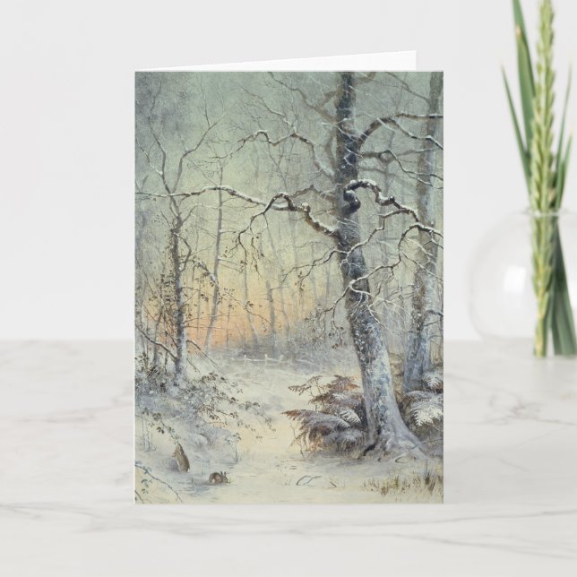 Tarjeta Desayuno del invierno (Anverso)