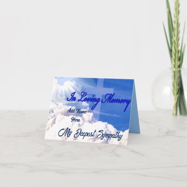 Tarjeta Descansa en paz_ (Anverso)