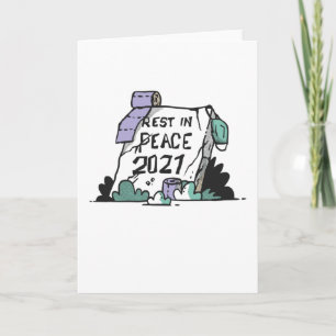 Tarjeta Descanse en paz 2021