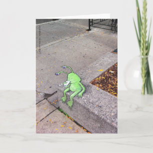 Tarjeta descanso para tomar café de los sluggo