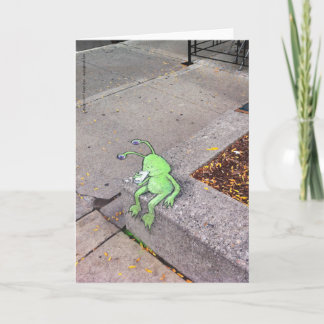 Tarjeta descanso para tomar café de los sluggo