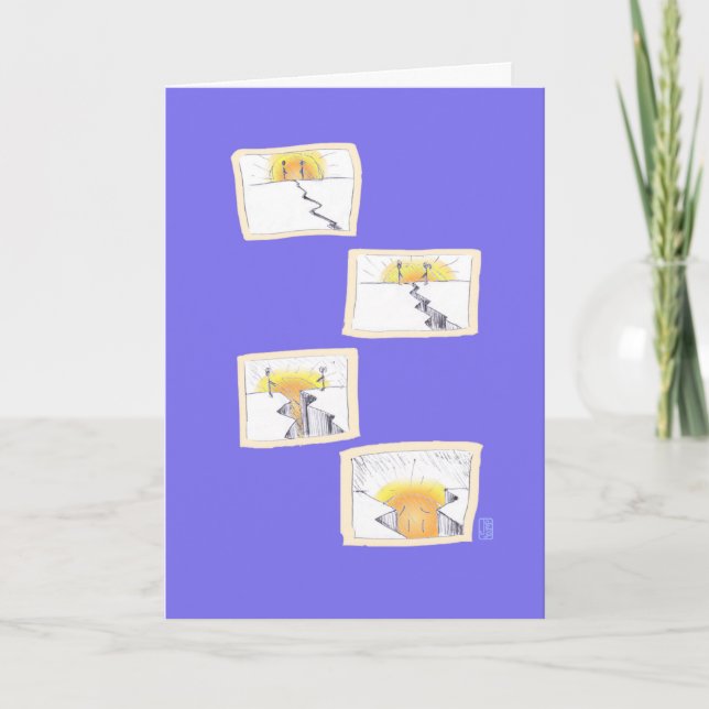 Tarjeta Desconexión emocional en relación azul (Anverso)