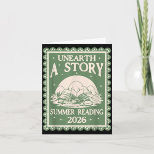 Tarjeta Descubre una historia lectura de verano 2026