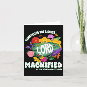 Tarjeta Descubriendo La Gran Dignidad De Dios Magnificado 