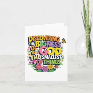 Tarjeta Descubriendo La Gran Dignidad De Dios Magnificado