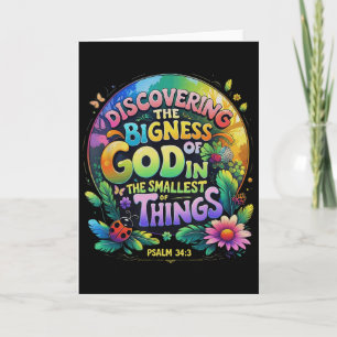 Tarjeta Descubriendo La Grandeza De Dios Magnificado Vbs 2