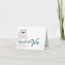 Tarjeta ¡Desde el corazón pensando en ti!