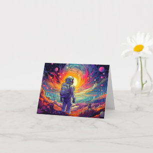 Tarjeta Desde el espacio y más allá del cumpleaños del Ilu