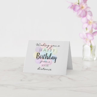 Tarjeta Deseando feliz cumpleaños