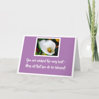 Tarjeta Deseando la mejor carta