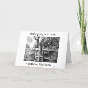 TARJETA DESEANDO QUE MI MEJOR AMIGO CUMPLE EL CUMPLEAÑOS C