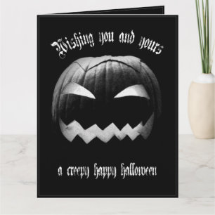 Tarjeta Deseándote a ti y a los tuyos una espeluznante Fel