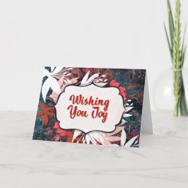 Tarjeta Deseándote Alegría - Felicitaciones Florales De In