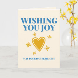 Tarjeta Deseándote Alegría Tipografía Personalizable Versá