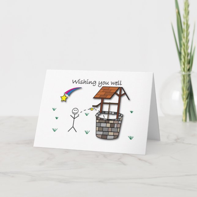 Tarjeta Deseándote Bien (Anverso)