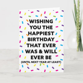 Tarjeta Deseándote el cumpleaños más feliz