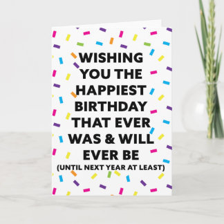 Tarjeta Deseándote el cumpleaños más feliz