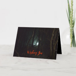 Tarjeta Deseándote el Halloween más espeluznante hasta aho