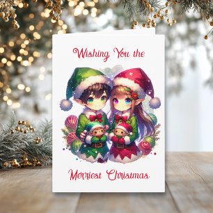 Tarjeta Deseándote el mejor tinte de Navidades