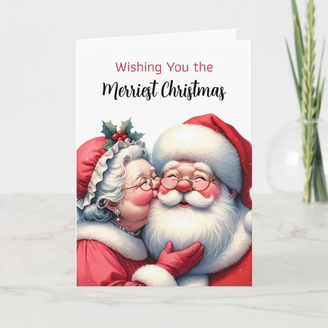 Tarjeta Deseándote lo mejor de los Navidades (Anverso)