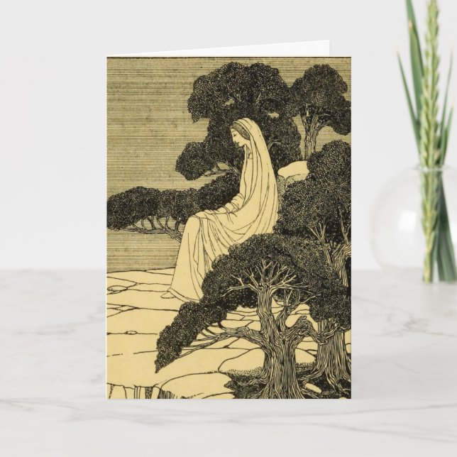 Tarjeta Deseándote paz y fuerza (Anverso)