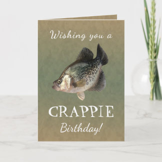 Tarjeta Deseándote un cumpleaños CRAPPIE