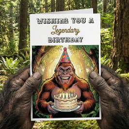 Tarjeta Deseándote un Cumpleaños Legendario