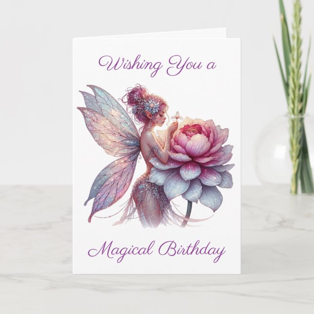 Tarjeta Deseándote un Cumpleaños Mágico | Página para Colo (Anverso)