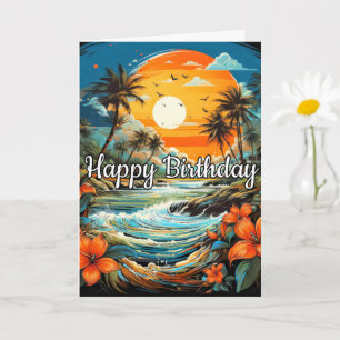 Tarjeta Deseándote un Cumpleaños Maravilloso