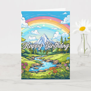 Tarjeta Deseándote Un Delicioso Cumpleaños