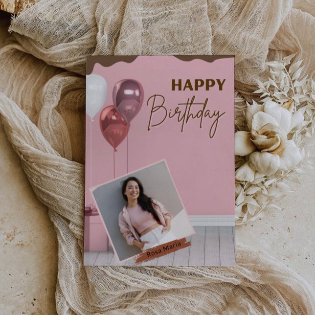 Tarjeta Deseándote un Día Lleno de Alegría (Wishing You a Day Full of Joy Card)