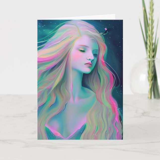 Tarjeta Deseándote un día mágico (Anverso)