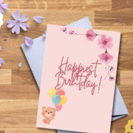 Tarjeta Deseándote un día maravilloso. Espero que todos tu