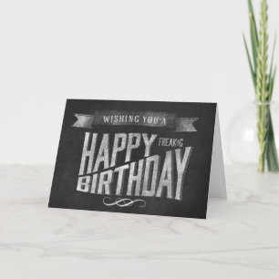 Tarjeta Deseándote un divertido y confuso cartón de cumple