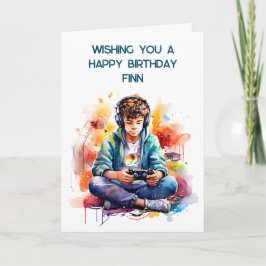 Tarjeta Deseándote un feliz cumpleaños personalizado | Gam