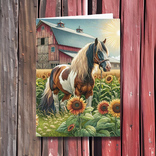 Tarjeta Deseándote un hermoso amigo de día | Caballo bonit (Subido por el creador)