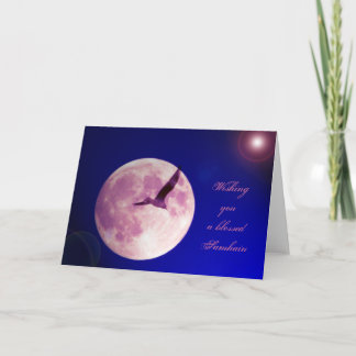 Tarjeta Deseándote un Samhain bendecido
