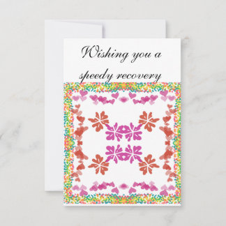 Tarjeta Deseándote una pronta recuperación 