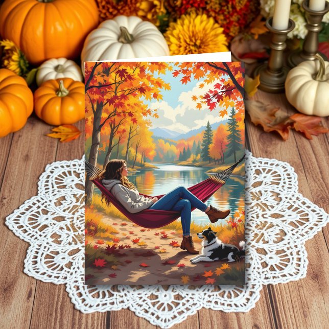 Tarjeta Deseándote una relajante y pacífica temporada de o (Subido por el creador)