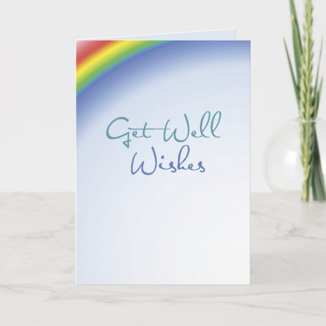 Tarjeta Desear el arcoiris (Anverso)