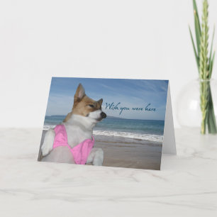 Tarjeta Desearía Que Estuvieras Aquí