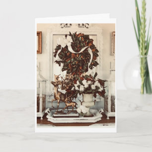 TARJETA ****DESEAS DE UNA CASA LLENA DE FESTIVIDAD DE VACA