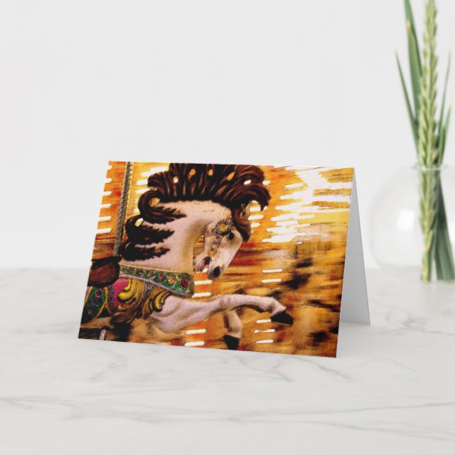 Tarjeta Desenfoque #3 Caballo (Anverso)