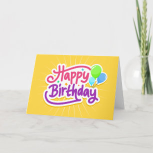 Tarjeta Deseo de Cumpleaños